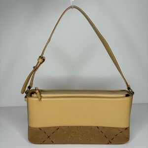 Burberry Beige and Tan Shoulder Bag